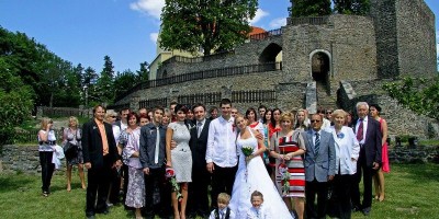 Hochzeit auf der Burg Fürstenstein (Svojanov). 