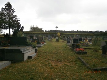 Hoješín - hřbitov. 
