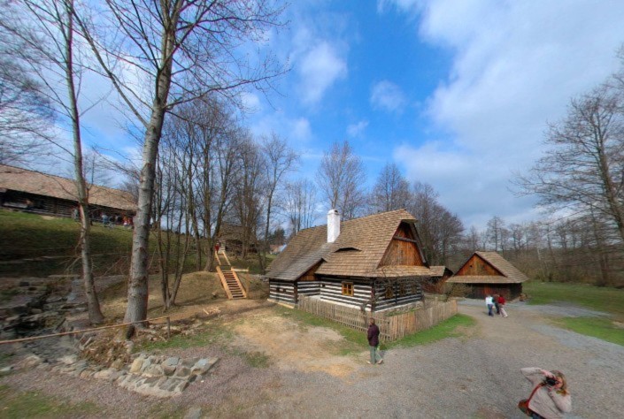 Complex van bouwwerken uit de volksarchitectuur Boheems-Moravisch Hoogland – Veselý Kopec